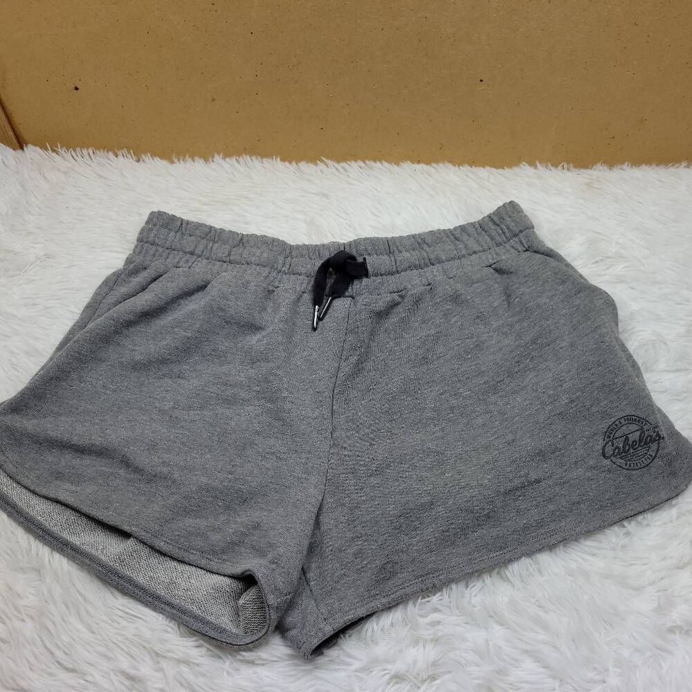 Cabela's Gray Athletic Shorts- Size L